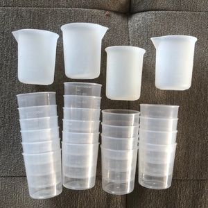 Epoxy Cups (rubber & plastic)